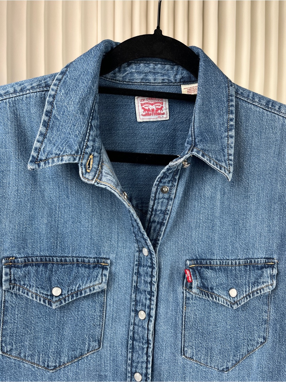 Levi's® Premium ICONIC WESTERN DENIM SHIRT - Picture 5 of 15